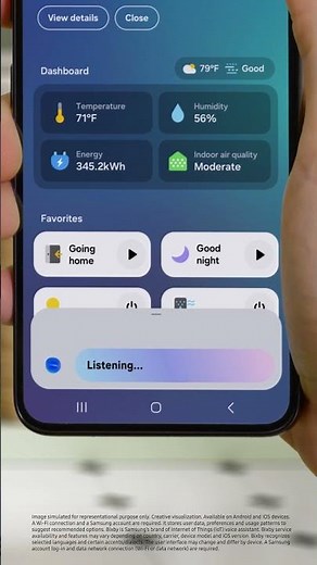 Bixby Mobile | Bespoke AI Top Load Washer | Samsung