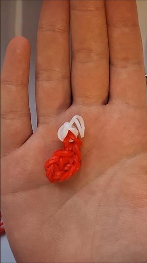 Christmas stocking Rubber bands. Rainbow loom easy craft