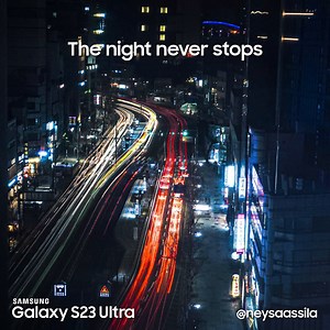 Transform night moves into stunning works of art with the Galaxy S23 Ultra. Buy it now to enjoy a free Galaxy Watch5 and more! Buy now: http://spr.ly/61843xa2O #GalaxyS23 #withGalaxy #SharetheEpic | Samsung