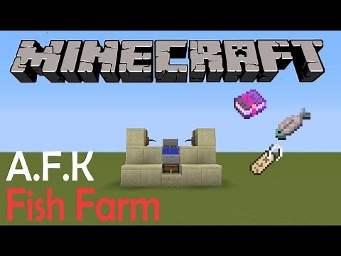 Compact Fully A.F.K fish farm in Minecraft 1.12.2+ (EASY!!!)