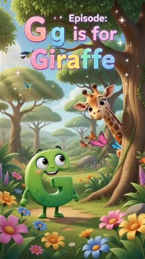 Learn the Letter G with a fun and colorful animation!