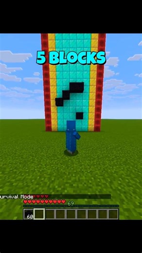 Minecraft tower challenge 🔝💀 #crazily #trending #minecraft #minecraftshorts #viral #fyp #foryou