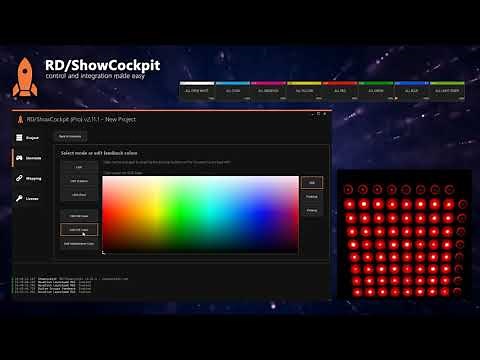 MIDI Control Onyx Playback Buttons with LED feedback