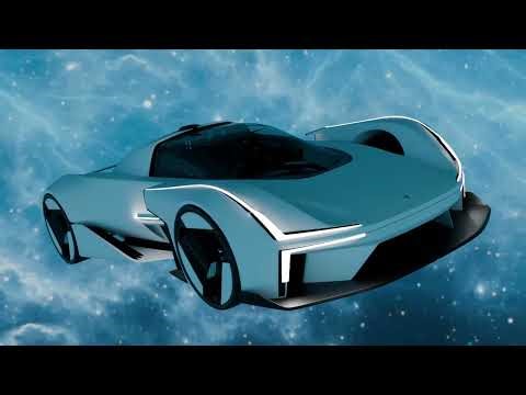 Space Car – 3D Cosmic Animation