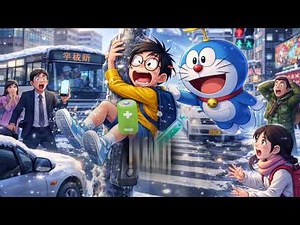 Doraemon Episode New Song 🎵 | Nobita Becomes a Hero 🦸‍♂️ Funny Cartoon Song Story