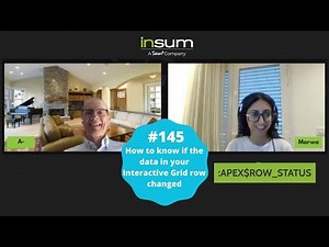 APEX Instant Tips #145: How to know if the data in your Interactive Grid row changed