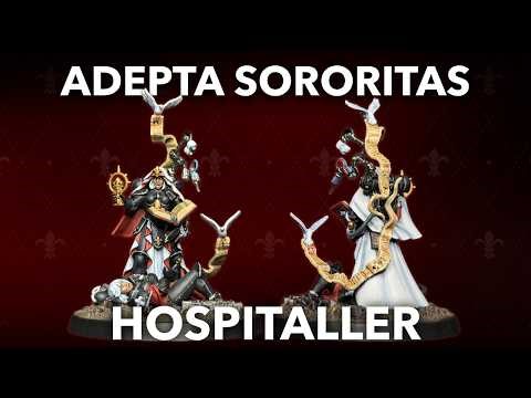 How to Paint the Adepta Sororitas Hospitaller, a Warhammer 40k Tutorial