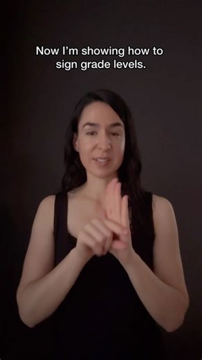 Ashley Clark | Sign Language on Instagram: "Here’s a video showing how to sign grades in American Sign Language (ASL). Any other school related signs you’d like to learn? Let me know in the comment section. :) Fingerspelled: 👉🏼 Grade Fingerspelling 101 Course is great for those who haven’t learned the alphabet yet or for those who have recently but need to practice. It’s a mini self-paced course that focuses on learning & practicing the alphabet. It will greatly help improve your fingerspellin