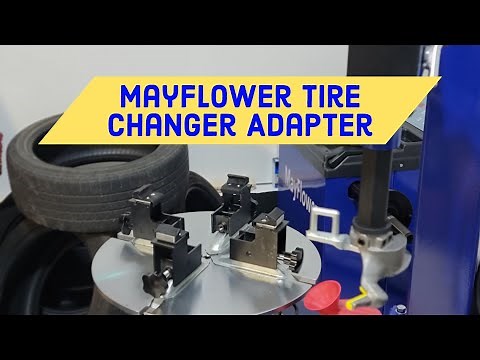 Mayflower Tire Changer Dual Adapter Unboxing - Motorcycle Rims - Extend Clamping Range