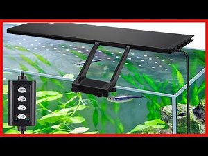 hygger Clip On 247 Lighting Aquarium LED Light, 14W Sunrise Daylight Moonlight Mode and DIY Mode