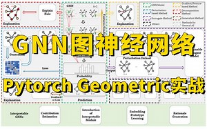 基于图神经网络的PytorchGeometric实战教程，华理博士从零详解GNN/GCN网络，草履虫都学的会！