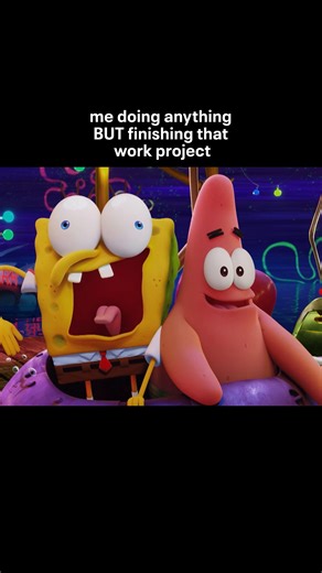 sometimes you just need a 15 min break every 30 mins... Stream Sponge on the Run on @paramountplus | SpongeBob SquarePants
