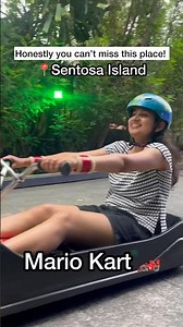 Don’t miss Mario Kart in Singapore! Skyline Luge📍Sentosa Island, code:TRAVELWITHKANIKA #sentosa #sg