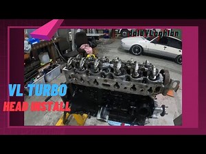 Holden VL Turbo Commodore RB30 Head Install