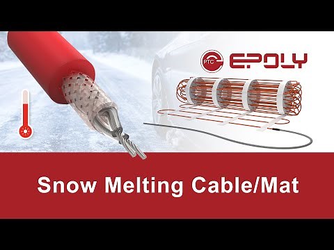 Heated Driveway/Walkway - EPOLY Snow Melting Cable/Mat