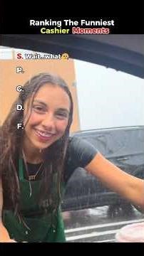 Ranking The Funniest Cashier Moments #shorts