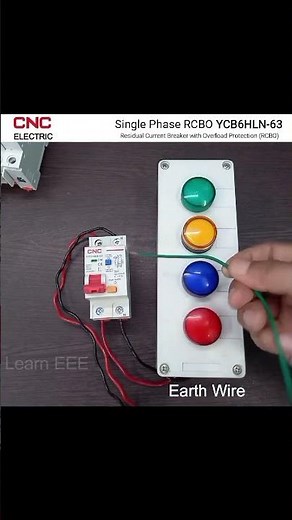 RCBO ( Residual Current Circuit Breaker with Overload Pretection ) Testing