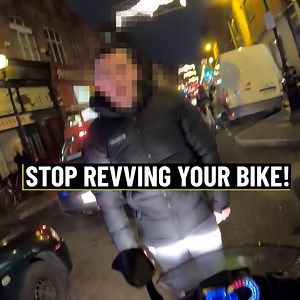 He had a meltdown over the biker revving | Bluntly