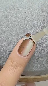 🐻 Cute milk-brown bear nails 🤎 Soft, sweet, and perfect for everyday wear 💅 Save this design for your next nail set ✨ | Stylish Nail Art Designs