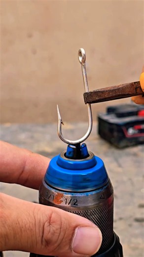 Easy Drill Chuck Fishing Knot Hack | Secure Snell Knot Tutorial 🎣⚡