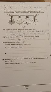 a) Complete the balanced equation for aerobic respiration.C6H... | Filo