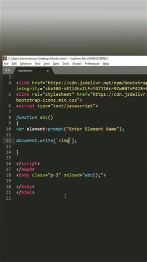 🔥 Create Input Fields Dynamically with JavaScript (User Input Magic!)