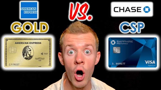 Amex Gold vs. Chase Sapphire Preferred 2020