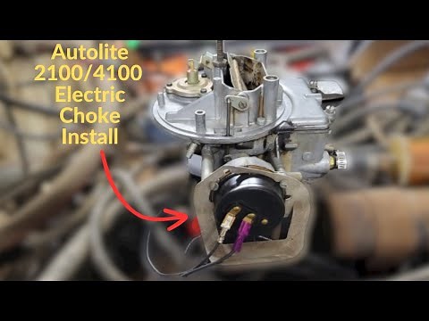Autolite 2100/4100 Electric Choke Install