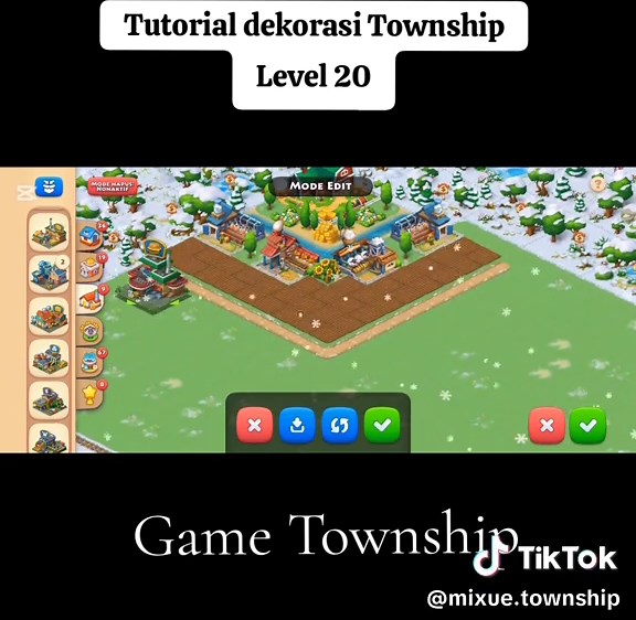 Dekorasi Township Pemula ✨ semoga menginspirasi ya kawan kawan ✨ #fyp #township #dekorasitownship #layout #playrix