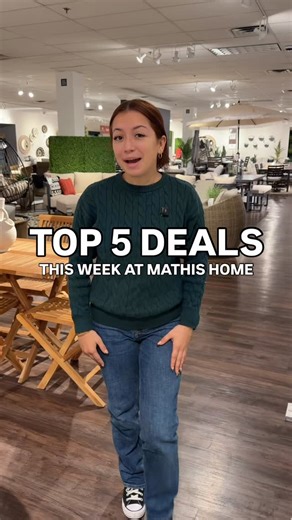 New week, new deals you don’t want to miss! 🔥 Our Top Deals of the Week are back with unbeatable savings on must haves for every room, from living rooms to bedrooms and more. Don’t miss out, shop now through 01/29, in-store or online at Mathis Home. 🛋️✨ Want even more savings? Join Mathis Rewards for exclusive perks and member-only deals. Sign up in-store or tap the link in our bio! 🔗 | Mathis Home