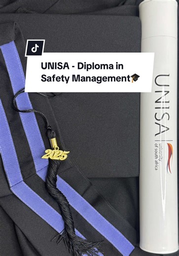 Graduation Regalia for UNISA Diploma in Safety Management