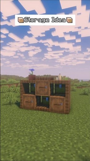 Aesthetic Barrel Storage Idea In Minecraft! 📦✨