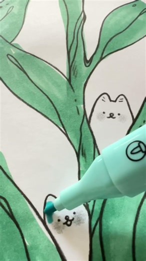 Colouring Of Cats 🐈‍⬛ #art #drawing #cat