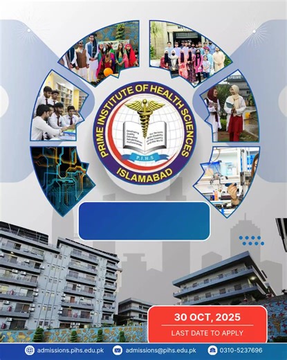 2.7K views · 31 reactions | Admissions Open for BS Programs (Software Eng., CS, English & more!) Don't Miss Out on 100% Scholarships! | Prime Institute of Health Sciences | Facebook