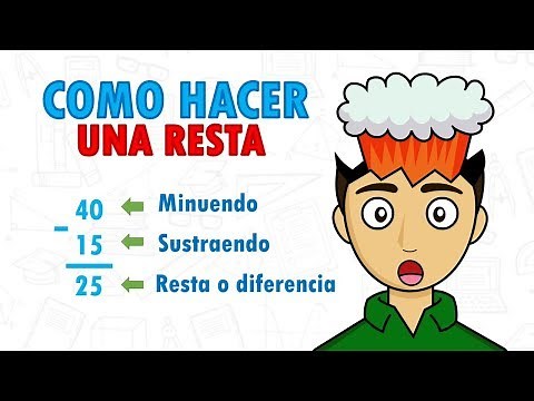 COMO HACER UNA RESTA Super Facil - RESTA para principiantes