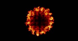 Fire Ring Explosion Shockwave Alpha Channel Stock Footage Video (100% Royalty-free) 1016490760 | Shutterstock