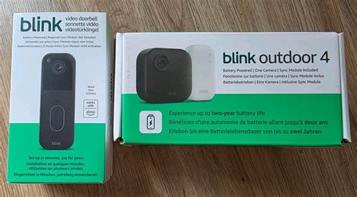 Blink Kamera Outdoor 4 + Sync Module Core + Video Doorbell