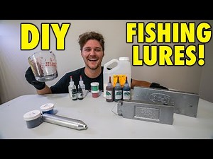 MAKING DIY Homemade Fishing Lures!!! (Do-It Molds Injection Kit) | Life of Ty Episode 5