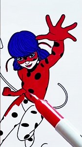 Miraculous Ladybug Coloring Page Shorts #colorme #ladybug #miraculousladybug #miracle #miraculous