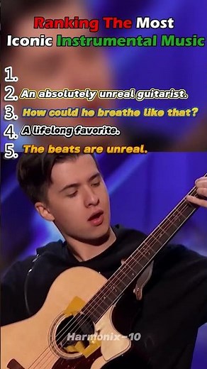 The Best Songs Featuring Instruments Ranked