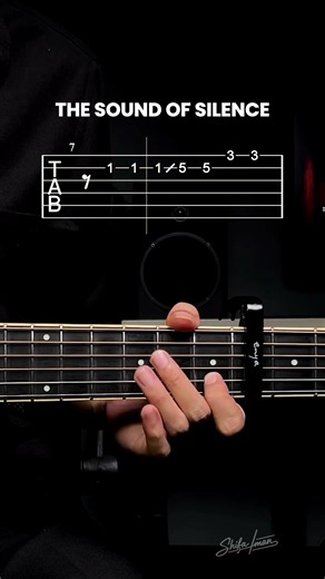 The Sound of Silence Easy - Simon & Garfunkel #guitartutorial