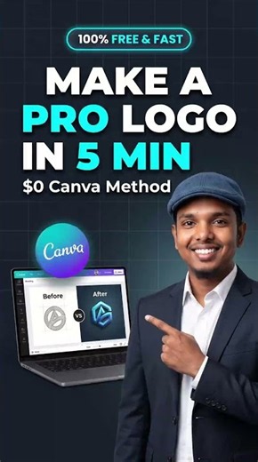 Stop Paying for Logos! How to Design a Pro Logo in Canva (FREE)