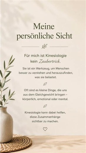Was ist Kinesiologie eigentlich? #slowsence