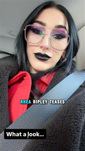 Rhea Ripley just dropped a spooky new look☺️