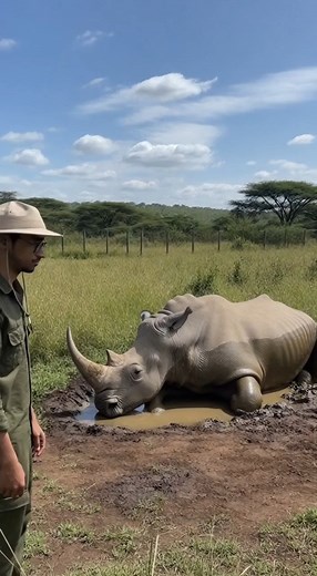 rhino about to die in dallas zoo | AzaanTweets