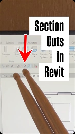 Dory Azar on Instagram: "There are two shortcuts I use when adding a section cut to my drawings in Revit. Here is how I access them each, and how to control them once they’re in! I also recommend pinning them once they’re in because moving them accidentally can cause other problems of how it appears on your sheets. #doryazararchitect #revit #architect #architecturestudent #floorplan"
