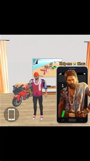 😱 Indian Theft Auto 💥Simulator🤯#indianbikedriving3d#pushpa#technogamerz#viral#mafia#shorts#trending