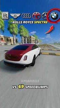Luxury Cars vs 69 Speedbumps #bmw #toyota
