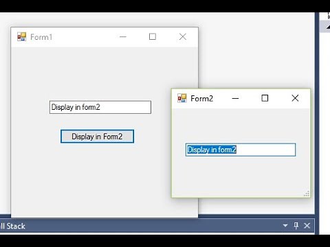 Pass TextBox Value to another Form - C#