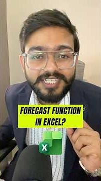 How to use Forecast Function in Excel | Excel Amazing Trick #excel #exceltips #shorts